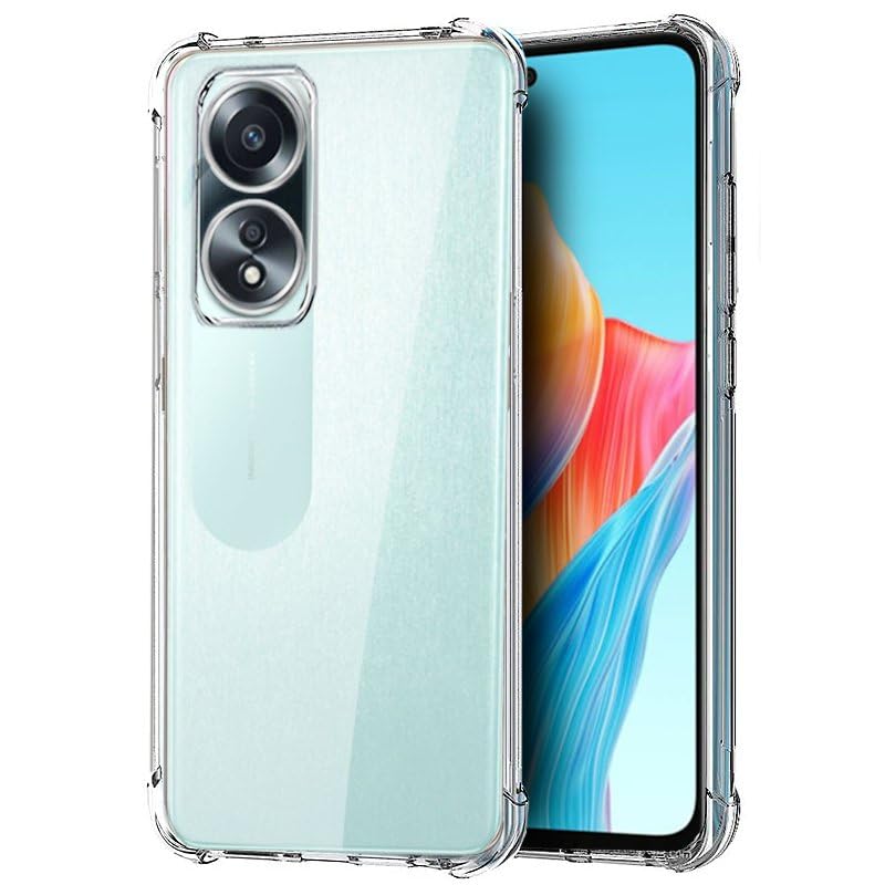 Cool Case for OPPO A58 4G Anti-Shock Silicone Transparent