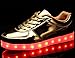 Odema Women USB Charging LED Shoes Flashing Sneakers