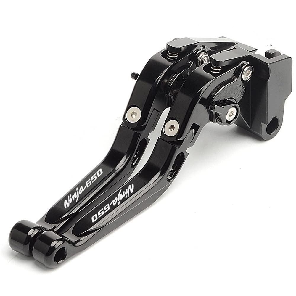 Photo 1 of YOUMOTECH for Kawasaki Ninja 650R/ER-6F/EX650/KRT 2017-2023 Adjustable Folding Extendable Handle Brake Clutch Levers CNC Aluminum (NINJA650-Black)
