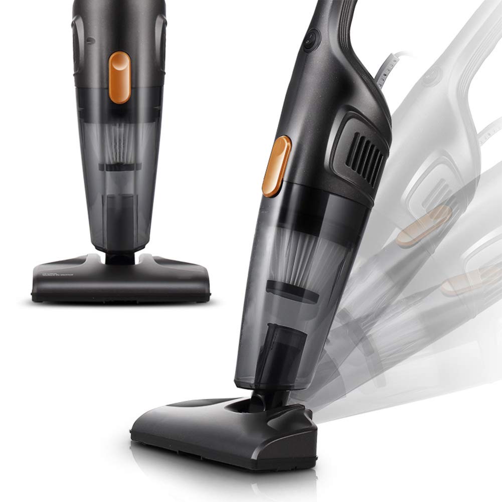 OR&DK 2 in 1 Stick Handheld Vacuum Cleaner, Triple Filter Allergy Safe Pet Friendly 600w, 14kpa, 1.2l-Black