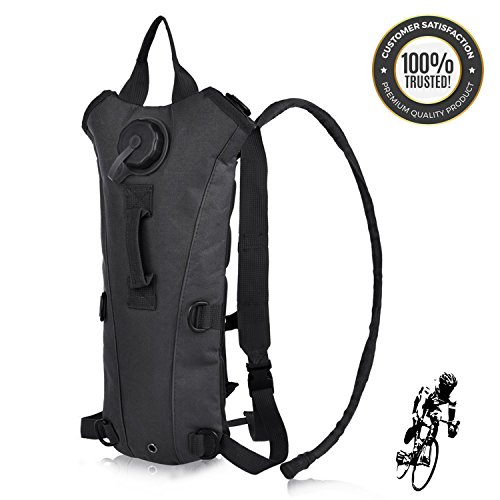 ETCBUYS Hydration Backpack - 2.5L (Liter) Water Pack and Waterproof Tactical Hydration Pack for Running, Hiking, Cycling, Camping, Hunting, Biking, Festivals, Themed Parks and Prevents Dehydration - Thumbnail 2
