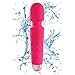 London Luxury BRRC304 Powerful Wand Personal Cordless Massager, 20 Modes and 8 Speed Patterns, USB Rechargeable Pink