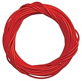 Sunlite Lined Brake Cable Housing, 5mm x 50ft, Red