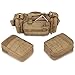 CRAZY ANTS Tactical Military Backpack Rucksacks Camping Backpack w/EMT First Aid IFAK Utility Pouch, Coyote Brown