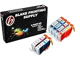 6 Pack Compatible CLI-8 1 Small Black, 1 Cyan, 1 Light Cyan, 1 Light Magenta, 1 Magenta, 1 Yellow for use with Pixma iP6600D, Pixma iP6700D, PIXMA MultiPASS MP950, PIXMA MultiPASS MP960, PIXMA MultiPASS MP970. Ink Cartridges for inkjet printers. CLI 8C , CLI 8M , CLI 8Y , CLI-8 C , CLI-8 M , CLI-8 Y , CLI-8C , CLI-8M , CLI-8Y , CLI8 C , CLI8 M , CLI8 Y , CLI8C , CLI8M , CLI8Y Blake Printing Supply