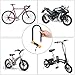SHUNFA Bike U Lock, 0.63in Diameter Hardened Steel Heavy Duty U Lock for Bicycle with 2 Keys, Security Level 4