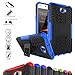 Huawei Y5 II / Y6 II Compact Case,Mama Mouth Shockproof Heavy Duty Combo Hybrid Rugged Dual Layer Grip Cover with Kickstand For Huawei Y5II / Huawei Y5 2 / Huawei Y6II Compact Smartphone,Blue