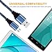 Micro USB Cable, USB to Micro USB Android Charger Cord, High Speed Charging Cable for Android Smartphones, Tablets, MP3, XBOX, PS4 and More 3Pack 6ft (Navy Blue)