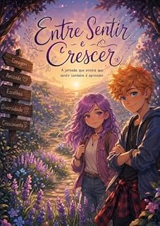 Livro ENTRE SENTIR & CRESCER: A jornada que ensina que sentir também é aprender