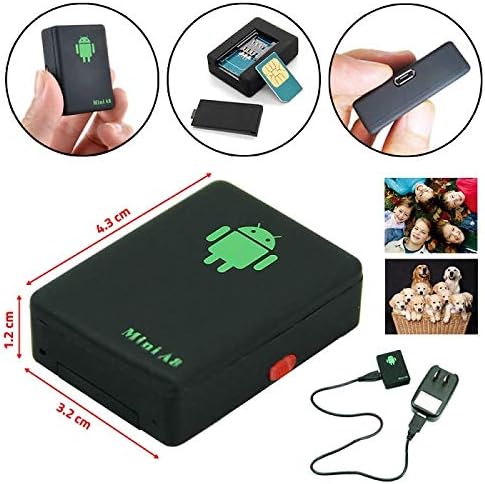 SAFETYNET Minia8 Global Locator GPS MMS Photo Video Voice Recorder Camera GSM SIM GPRS Tracker for Kids Pets Elder Cars Anti Lost Alarm