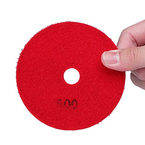 Tanchen 11pcs 4 Inch 50-3000 Grit Wet/Dry Diamond Polishing Pad Granite Marble Concrete Stone Kit