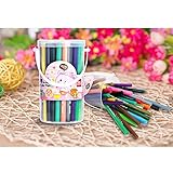 Happlee, 50 Colors Portable Watercolor Pen Kit, Washable Watercolor Fine Tip Pen, 50 Assorted Brilliant Colors Value Set, Kids Drawing, Indoor and Outdoor Travel Use