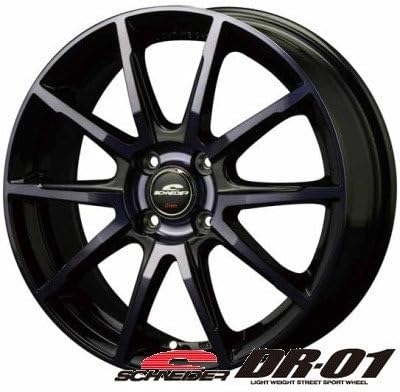 Amazon アルミ単品4本 A Tech Schneider Dr 01 シュナイダーdr 01 14x4 5j 4穴 Pcd 100 ホイール 車 バイク