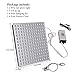 LIGHTIMETUNNEL LED Grow Light Panel, LED Plant Growing Light with Reflector Red Blue Bulbs Spectrum for Indoor Plants Veg Seedling Growing and Flowering