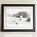 Lone Star Art Picnic - Winnie the Pooh and Christopher Robin 11x14 Unframed Nursery Art Print