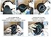 Fashion Hair Decorative Chinese Traditional Style Women Girls Hair Stick Hairpin Hair Making Accessory with Lotus 1pc/package (dark blue with white)