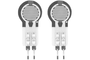 WALFRONT 2Pcs Thin Film Pressure Sensor 20g-2Kg DF9-16 High Precise Force Sensitive Resistor Force Sensor Pressure Sensor Type Thin Film Pressure Sensor Force Sensing Resistor