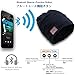 Moretek Wireless Bluetooth Hat Beanie Music Cap Musicphone Speakerphone Stereo Headphone Headset Earphone Speaker Mic Outdoor Sport Skiing Skating with Charger USB Cable Hat for Women Men (NewBlack)