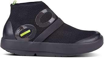 Amazon.com: OOFOS Women's OOmg High Slip-On Recovery Shoe - Color: Black/Black (Regular Width 