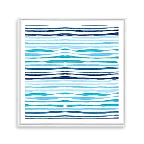 Framed Canvas Wall Art Geometric Figure Canvas Prints Home Artwork Decoration for Living Room,Bedroom - 16x16 inches