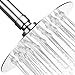 M.HOUSE 6 Inch Rain Shower Head Stainless Steel High Pressure Powerful Spray Shower Heads-Best High Flow SPA Showerhead with Adjustable Metal Swivel Ball