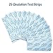 Easy@Home Digital Basal Thermometer with Bonus 25 Ovulation Test Strips, 1/100th Degree High Precision and 30 Records, Perfect for Ovulation Tracking and Natural Family Planning, New EBT-100B + LH 25