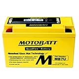 NEW Motobatt AGM Battery For Suzuki DR-Z400SM DR-Z400E DR-Z400S Motorcycles