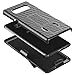 NageBee Belt Clip Holster Case Compatible with Samsung Galaxy Note 8 Combo Shell & Holster Case Super Slim Case w/Built-in Kickstand [Swivel Belt Clip] - Black