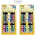 Post-it Flags Value Pack, Assorted Colors, 1/2 in Wide, 8 Dispensers/Pack, 280 Flags Total plus 48 Arrow Flags (683-VAD1), 2-PACK