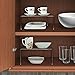 Sorbus Pantry Cabinet Organizers -Features Stackable Expandable Shelves Made of Steel - Ideal for Pantry, Cabinet, Countertop, and much more in Kitchen/Bathroom (Bronze)