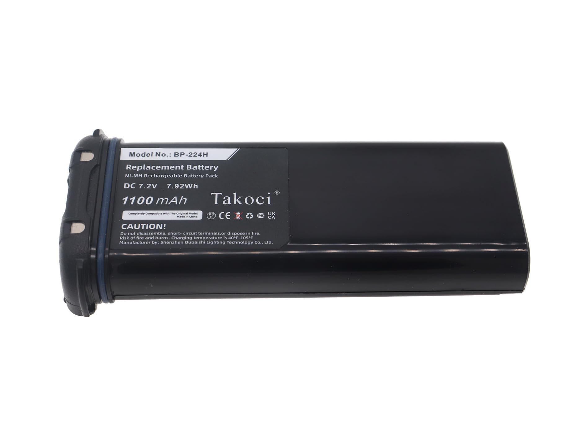 Photo 1 of ChoyoqeR BP-224 Replacement Battery for Icom IC-IC-M2A IC-IC-M31 IC-M21 IC-M32 P/N BP-224 BP-224H Two-Way Radio Battery 7.2V 1100mAh
