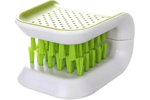 YTFRL Car Seat Belt Cleaning Brush, U-Shaped Double Sided Bristle Scrubber Tool, Multifunctional Foldable Closed Safety Belt Washing Brush for Seatbelts Chopsticks Forks Knives Spoons (1 PCS)