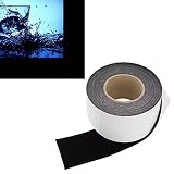 3 in x 30 ft - Vibrancy Enhancing Projector Felt Tape Border - by ConClarity - Deepest Black Ultra High Contrast Felt Tape for DIY Projector Screen Borders Absorbs Light, Brightens Image & Stops Bleed