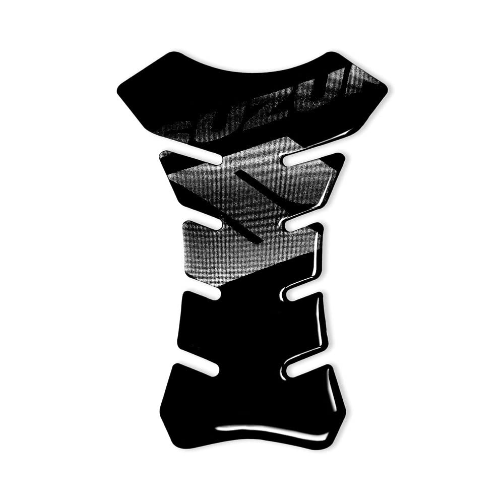 3D Tank Protection for Suzuki Motorcycle, Black