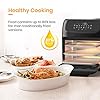Pro Breeze 5-in-1 12L Air Fryer Oven 1800W with Rotisserie, Dehydrator, Digital Display, Timer, 12 Pre-Set Modes and…