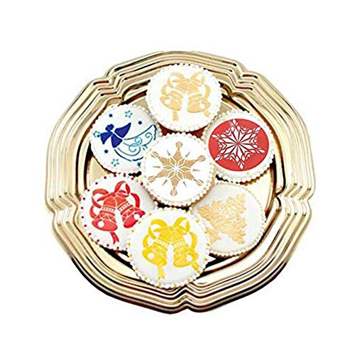 14 Pieces Christmas Cookie Stencil Cookie Decoration Import It All