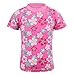 TFJH E Girls Swimsuit Sun Protection Bathing Suit UPF 50+ 200 Pink Flower 116/122