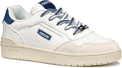 - J WASHIBA Boy D, Zapatillas Niños, White/Navy,