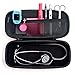 Elegant Nurse Stethoscope Case - Zipper Pocket Secures Nurse Accessories, Pink