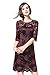 Tuliplazza Women's Crew Floral Lace Sheath Pencil Cocktail Prom Party Midi Dress