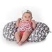 Minky Nursing Pillow Cover & Waterproof Cover | Arrow Pattern Slipcover | Extra Soft Plush Fabric | Best for Breastfeeding Moms| Fits Snug on Infant Nursing Pillow| 2 Pack Gift for Baby Boy or Girl
