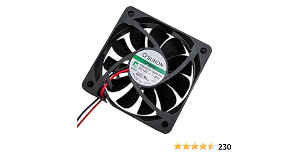 SUNON ventilador 12V DC 0,27W 60x60x15mm 21,6m³/h 2200U/Min ...