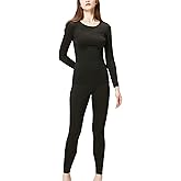 DEVOPS Women's Thermal Underwear Long Johns Top & Bottom Set