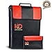 H&O Safe Keeper Fireproof Money Bag for Cash, Documents & Valuables | Large Safety Fire Resistance Document Bag & Bonus Triple Layered Fireproof Envelope Pouch | 2pcs Home Fireproof Safe Storage Set!