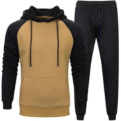 PASOK Men's Casual Tracksuit Sweat Suit Running Jogging Athletic Sports Shirts and Pants Set