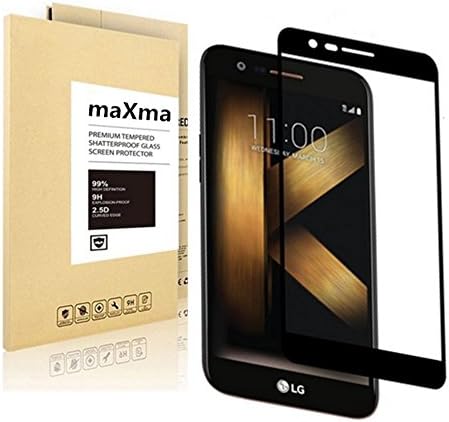 LG Stylo 3 LS777/ Stylo 3 Plus TP450,maXma [1 Pack] Tempered Glass Screen Protector with [No bubbles] [2.5D Rounded Edge] [Easy to Install] for LG Stylo 3 / LG Stylus 3/ LG LS777 [5.7 Inch]