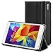 Samsung Galaxy Tab 4 7.0 Case - Poetic Samsung Galaxy Tab 4 7.0 Case [SlimBook Series] - [SlimFit] [Professional] PU Leather Slim Folio Case for Samsung Galaxy Tab 4 7.0 Black (3 Year Manufacturer Warranty From Poetic)