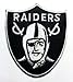 Black Raiders Patch Embroidered Iron on Hat Jacket Hoodie Backpack Ideal for Gift/ 6.5cm(w) X 7.5cm(h)