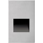 Kuzco Lighting ER3005-BN-12V Sonic Landscape LED Step Light, Brushed Nickel