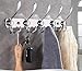 Dosens Wall Mount Coat Hook Chrome Finish Coat Robe Hat Clothes Hanger Towel Rack 2 Pack